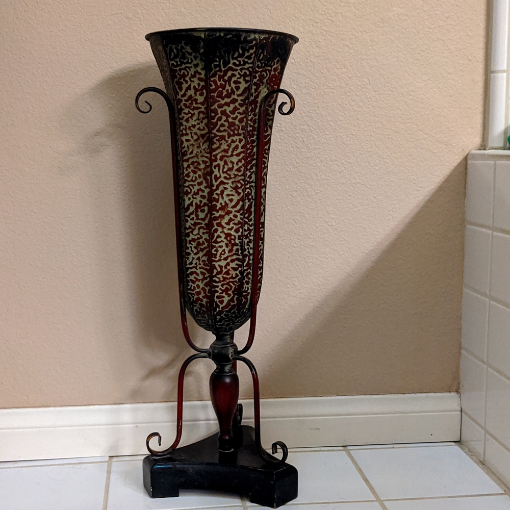 A Reddish, Greenish Vase